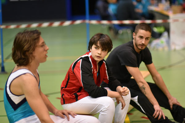 Nicolas, Zachary et Nicolas Felut (coach)