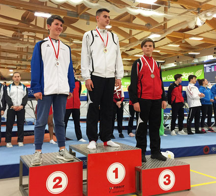 Podium National B Hommes