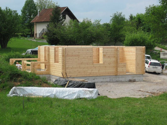 Construcción de casas de madera 
