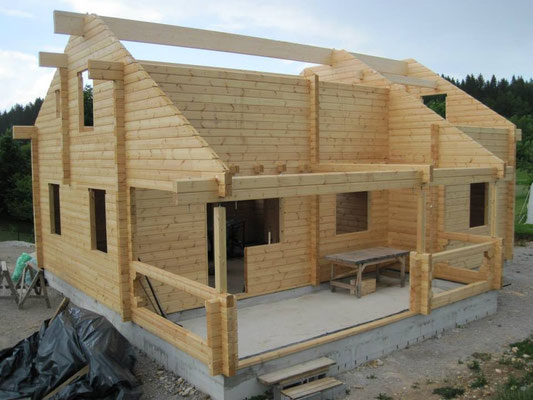 Construcción de casas de madera 