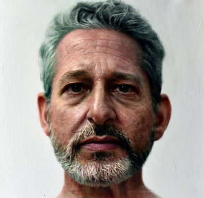 Jeff, oil on canvas, 40x40 cm. 2020