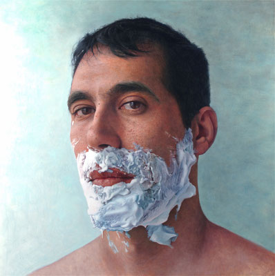 David, 2007. óleo sobre tabla, 160x160 cm. oil on panel 62,4x62,4 inches.