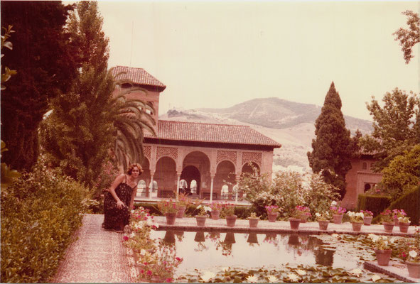 1979 Lorraine at the Alhambra and Generalife, Granada, Spain 