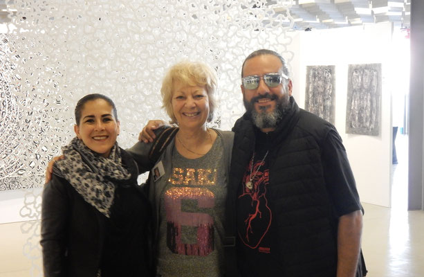 With my new Artist Friend Karla de Lara and Juan Carlos Fernández de Lara