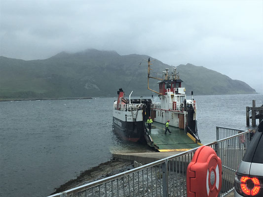 Kilchoan: die Fähre nach Mull