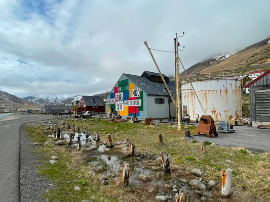 In Siglufjörður: das Museum besteht aus mehreren Gebäuden