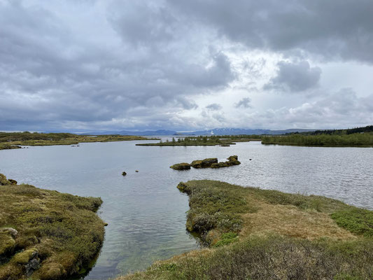 Blick auf den Þingvallavatn