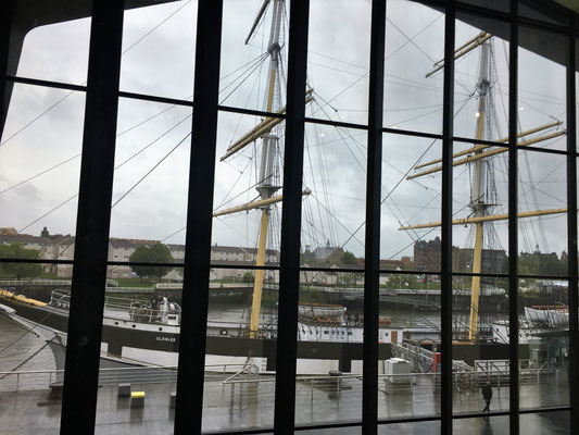 Glasgow: Blick aus dem »Riverside Museum«