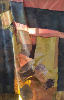 Grande toile tinctoriale cousue