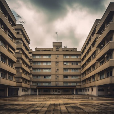 暗くて怖いマンション