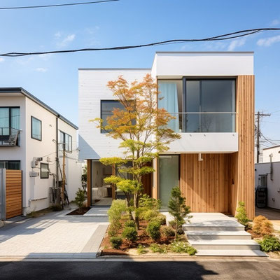 窓の大きい新築一戸建て