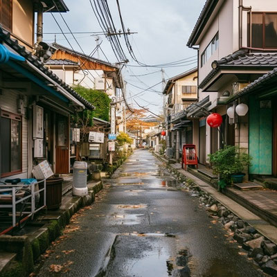 日本の昭和の街並み