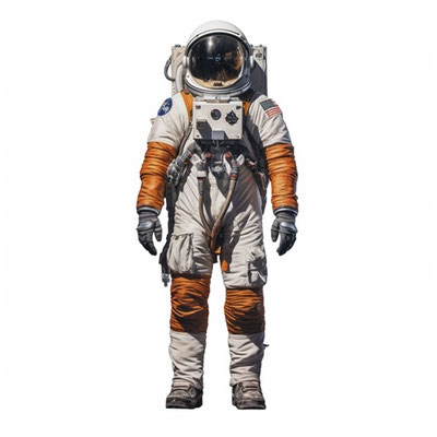 宇宙服を着た人