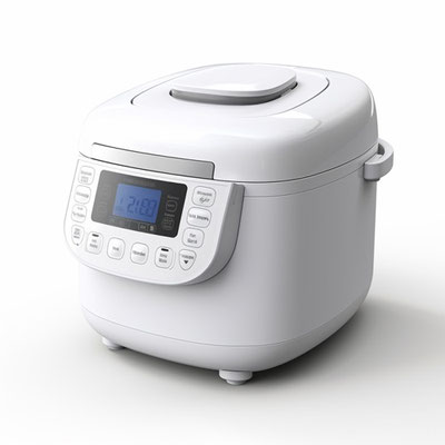 白い炊飯器