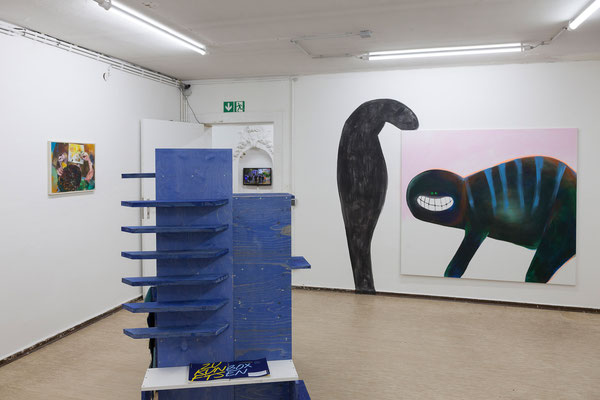 Lucas Oertel, „unser Haus“, 2012 | Wilhelm-von-Humboldt-Gemeinschaftsschule, Unterwassertunnel, 2018 | Gunilla Jähnichen, „Monster“, 2019