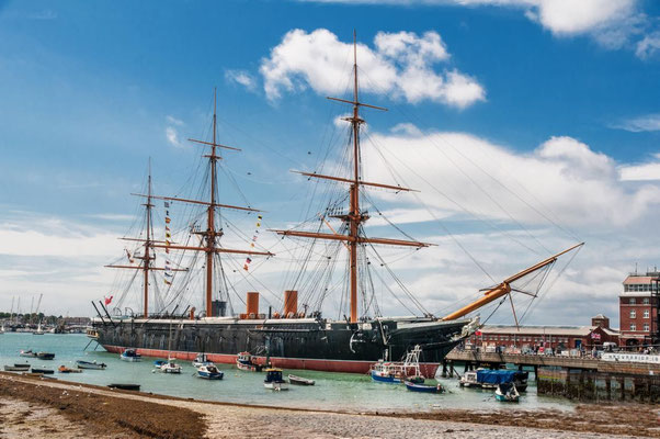 HMS Warrior in Portsmouth