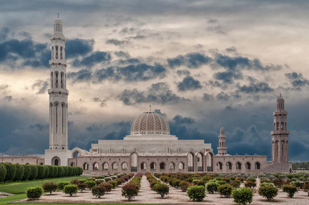 Große Moschee in Muscat-Sultanat Oman