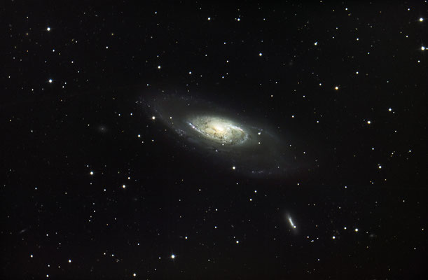 M106 - 23x600s LUM ungebinnt, 7x300s RGB, 2x2 gebinnt, full, mit Darks und Flats