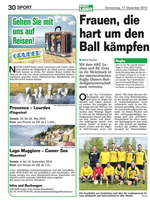 Öt. BauernZeitung" Nr. 51 / 2015 vom 17.12.2015