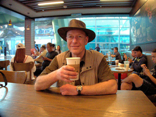 Der Urlaub beginnt - ein Bier im Klia Kuala Lumpur