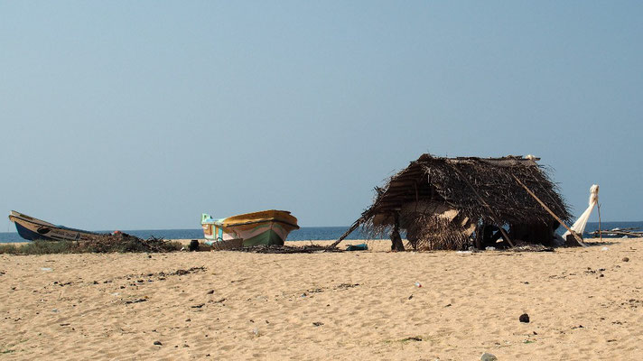 Am einsamen Strand von Batticaloa...