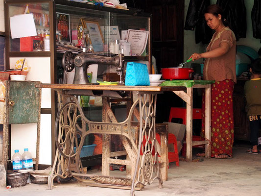 Nähstube in Nyaung Shwe