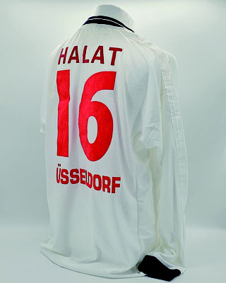 Saison 2000/2001 - 3. Liga - Regionalliga Nord - Trikot, Auswärtstrikot, matchworn, Nr. 16, Kemal Halat, Umbro, Henkel