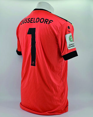 Saison 2020/2021 - U19 / Jugend - Juniorenbundesliga - Trikot, Torwarttrikot, matchworn, Nr. 1, Spieler unbekannt, Uhlsport, AOK, Juniorenbundesliga, Toyo Tires