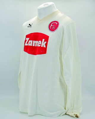 Saison 1989/1990 - 1. Liga - Trikot, Heimtrikot, matchworn, Nr. 10, Mike Büskens, Puma, Zamek