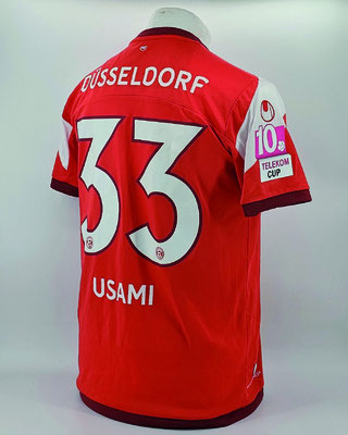 Saison 2018/2019 - Bundesliga - Trikot, Heimtrikot "TRADITION", matchworn, Nr. 33, Takashi Usami, Uhlsport, Henkel, 10. Telekom Cup, Toyo Tires