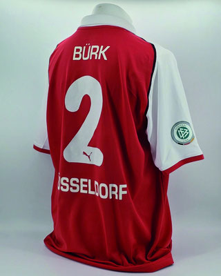 Saison 2004/2005 - 3. Liga - zweigleisig, Regionalliga Nord - Trikot, Heimtrikot, matchworn, Nr. 2, Gerrit Bürk, Puma, Stadtsparkasse Düsseldorf, BBDO