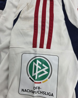 Saison 2024/2025 - U17 / B-Jugend - DFB-Nachwuchsliga - Trikot, Auswärtstrikot, matchworn, Nr. 8, Marek Jarosch, Adidas, Targo Bank, Metro Chef, DFB-Nachwuchsliga