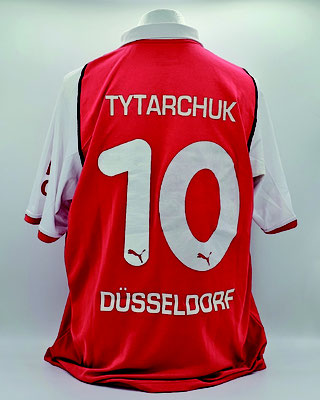 Saison 2004/2005 - 3. Liga - zweigleisig, Regionalliga Nord - Trikot, Heimtrikot, matchworn, Nr. 10, Sergii Tytarchuk, Puma, Stadtsparkasse Düsseldorf, BBDO