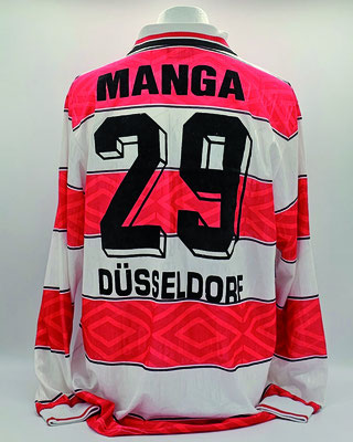 Saison 1995/1996 - 1. Liga - Trikot, Heimtrikot, matchworn, Nr. 29, Ben Manga, Umbro, Diebels