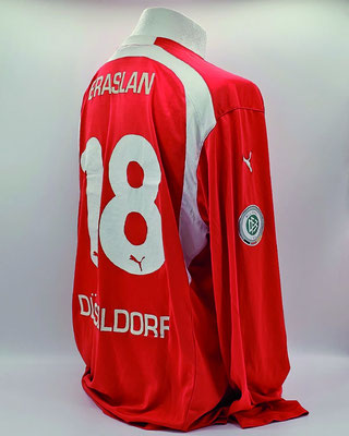 Saison 2006/2007 - 3. Liga - zweigleisig, Regionalliga Nord - Trikot, Heimtrikot, matchworn, Nr. 18, Erdal Eraslan, Puma, Stadtsparkasse Düsseldorf, Club Fortuna95