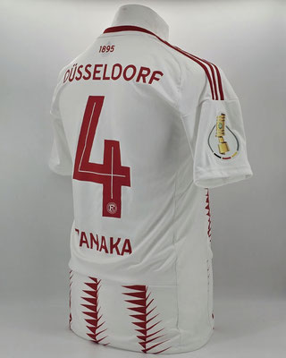 Saison 2022/2023 - DFB-Pokal - Trikot, Auswärtstrikot, matchprepared, Nr. 4, Ao Tanaka, Adidas, Henkel, CapTrader