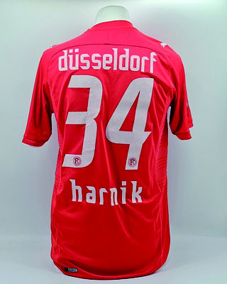 Saison 2009/2010 - 2. Bundesliga - Trikot, Heimtrikot, matchworn, Nr. 34, Martin Harnik, Puma, Stadtsparkasse Düsseldorf, Bundesliga, Bundesliga-Stiftung