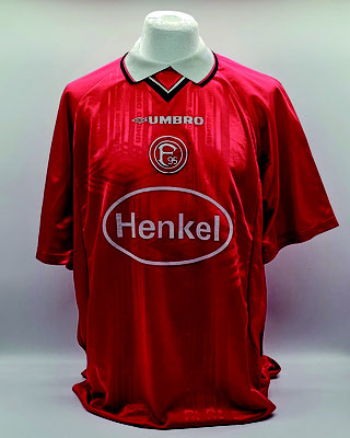 Saison 1998/1999 - 2. Liga - Trikot, Heimtrikot, matchworn, Nr. 29, Francis Yonga, Umbro, Henkel