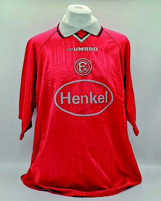 Saison 2000/2001 - 3. Liga - Regionalliga Nord - Trikot, Heimtrikot, matchworn, Nr. 14, Ganiyu Shittu, Umbro, Henkel
