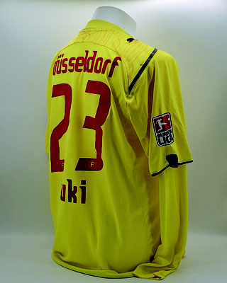 Saison 2009/2010 - 2. Bundesliga - Trikot, Ausweichtrikot, matchprepared, Nr. 23, Kozo Yuki, Puma, Stadtsparkasse Düsseldorf, Bundesliga, Bundesliga-Stiftung