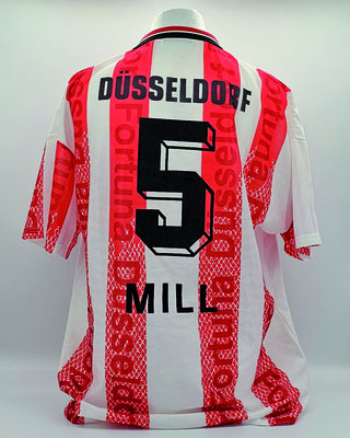 Saison 1995/1996 - 1. Liga - Trikot, Heimtrikot (Variante) - Template 1996/1997, matchworn, Nr. 5, Frank Mill,  Umbro, Diebels