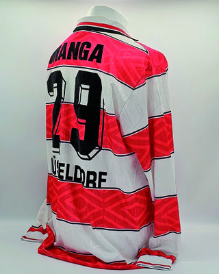 Saison 1995/1996 - 1. Liga - Trikot, Heimtrikot, matchworn, Nr. 29, Ben Manga, Umbro, Diebels