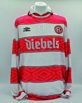 Saison 1995/1996 - 1. Liga - Trikot, Heimtrikot, matchworn, Nr. 5, Frank Mill, Umbro, Diebels