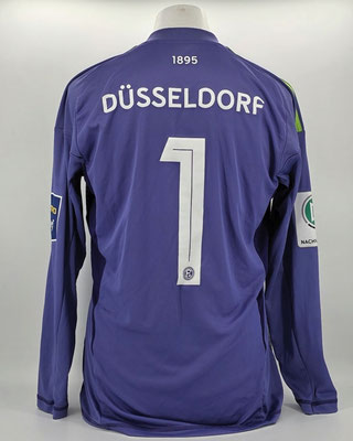 Saison 2024/2025 - U19 / A-Jugend - DFB-Nachwuchsliga - Trikot, Torwarttrikot, matchworn, Nr. 1, Milan Czako, Adidas, Targo Bank, Metro Chef, DFB-Nachwuchsliga