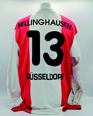 Saison 2002/2003 - 4. Liga - Oberliga Nordrhein - Trikot, Heimtrikot, matchworn, Nr. 13, Axel Bellinghausen, Umbro, Die Toten Hosen