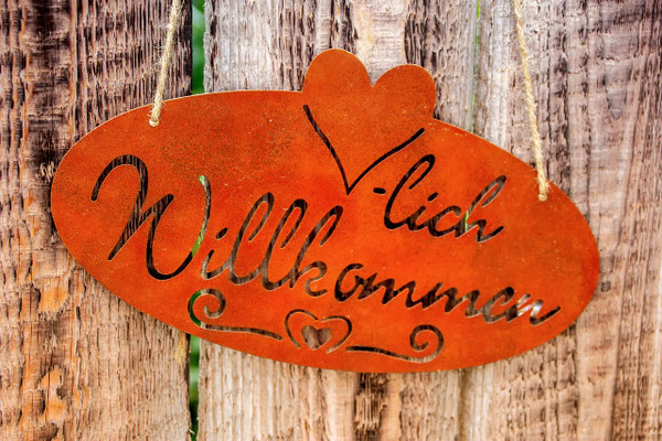Willkomensschild