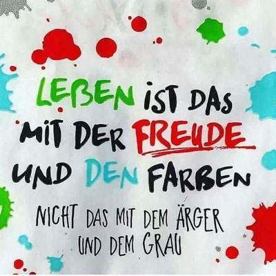 Schild bunt
