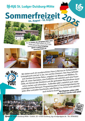 Noch Plätze frei! (Stand 09.06.25)