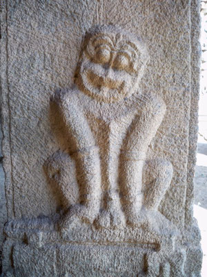 Fries, Achutaraya Tempel, Hampi