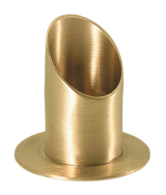 KL 2  Röhren Kerzenständer Messing matt 4 cm   18,95 €